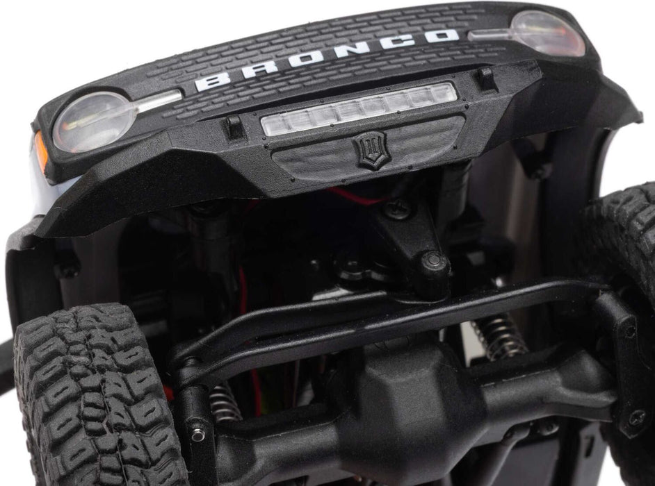 1/30 SCX30 Ford Bronco 4X4 RTR Brushed Rock Crawler (Battery & Charger Included), Gray