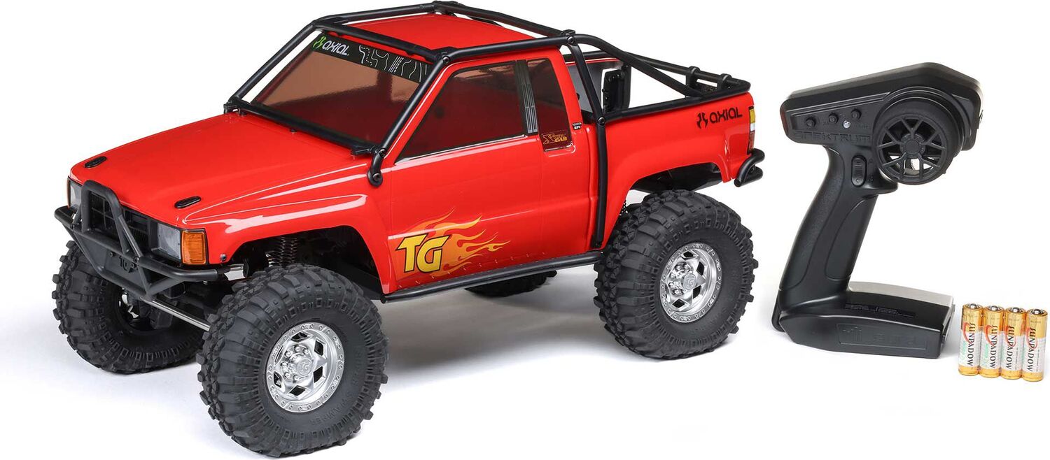 1/10 SCX10 III 1987 Toyota SR5 4X4 RTR Brushed Rock Crawler, Red
