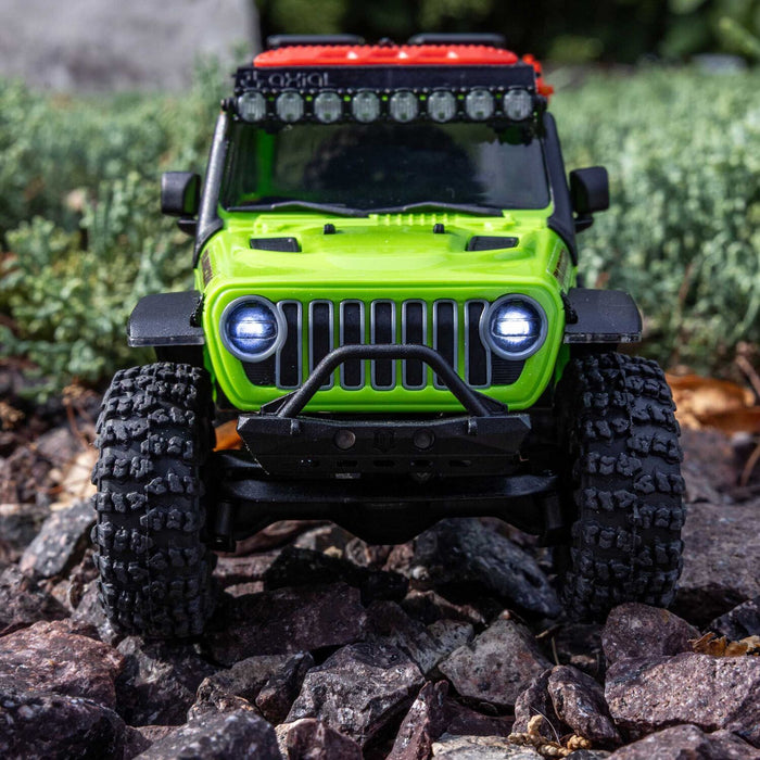 1/30 SCX30 Jeep Wrangler JLU 4X4 RTR Brushed Rock Crawler (Battery & Charger Included), Green