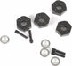 12mm Hex Screw Shaft & Spacer (4): Capra 1.9 UTB