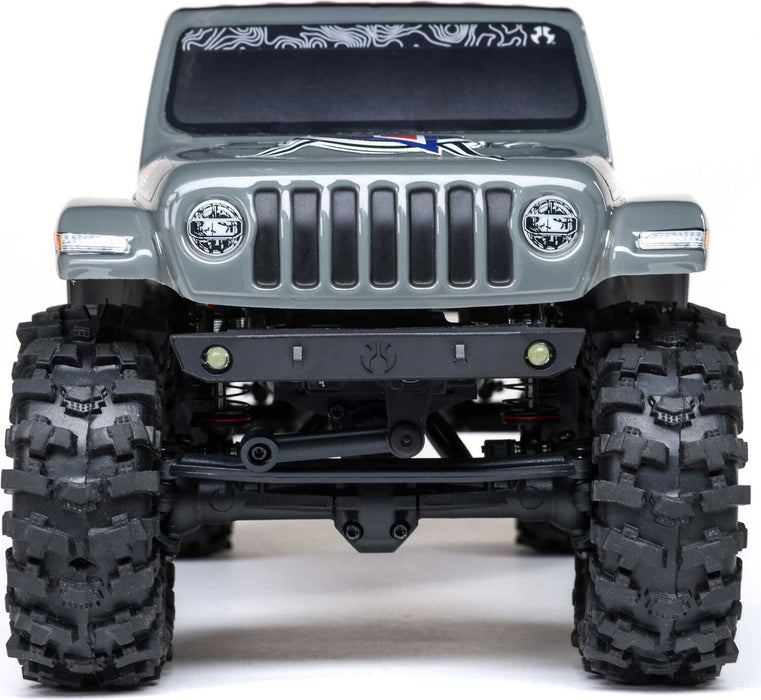 1/24 SCX24 Summit Racing Jeep Gladiator 4X4 Rock Crawler RTR (Battery & Charger Included), Gray