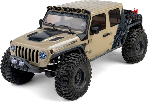 1/10 SCX10 III Motobilt Waypoint Jeep JT Gladiator 4X4 RTR Brushed Rock Crawler, Tan