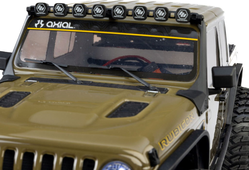 1/10 SCX10 III Motobilt Waypoint Jeep JT Gladiator 4X4 RTR Brushed Rock Crawler, Green