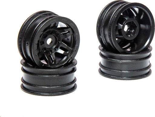 1.0 Rockster Wheels Black (4): SCX24, AX24