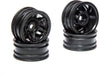 1.0 Rockster Wheels Black (4): SCX24, AX24