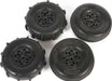 ST28 Front Razor, Rear Paddle Tire and Wheel Set: Yeti Jr