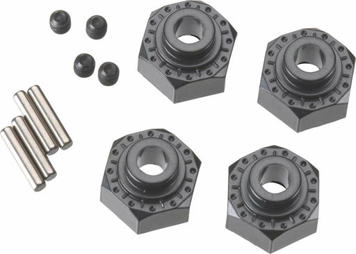 Aluminum Hex Hub 12mm Black (4)