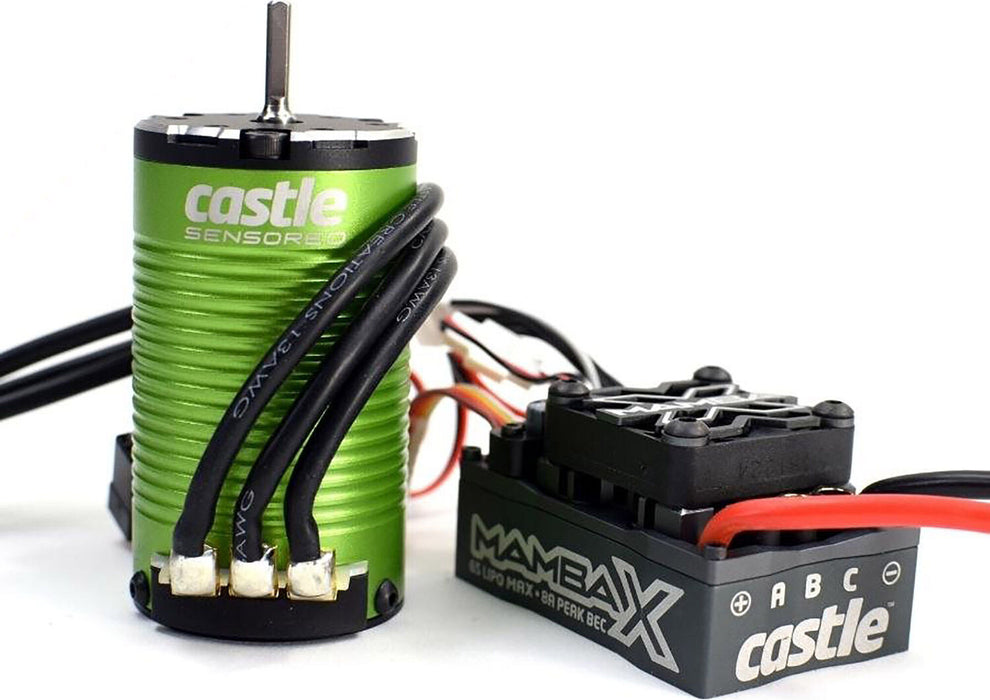 MAMBA X SCT Brushless ESC / 1412-3200Kv 5mm Sensored Motor Combo