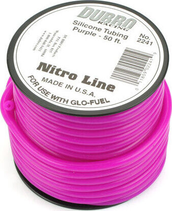 Silicone 50' Fuel Tubing, Purple