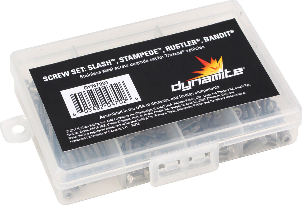 Stainless Steel Screw Set: Slash, Stampede, Rustler, Bandit