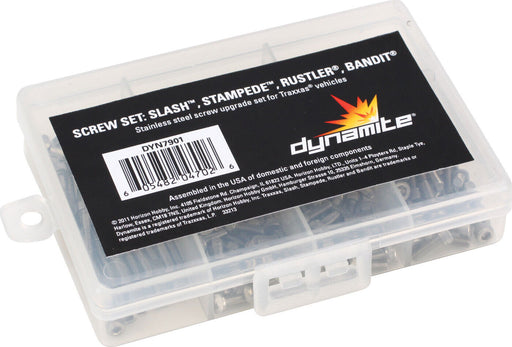 Stainless Steel Screw Set: Slash, Stampede, Rustler, Bandit