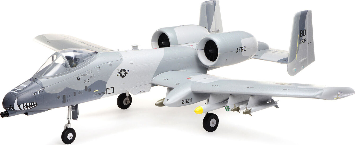 A-10 Thunderbolt II Twin 64mm EDF BNF Basic with AS3X and SAFE Select