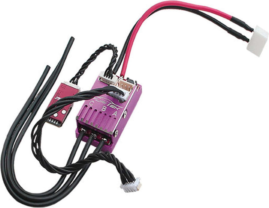 Cyclos 2S Lipo 20A/40A Brushless Sensored ESC, Aluminum Purple Case: Drift/Race