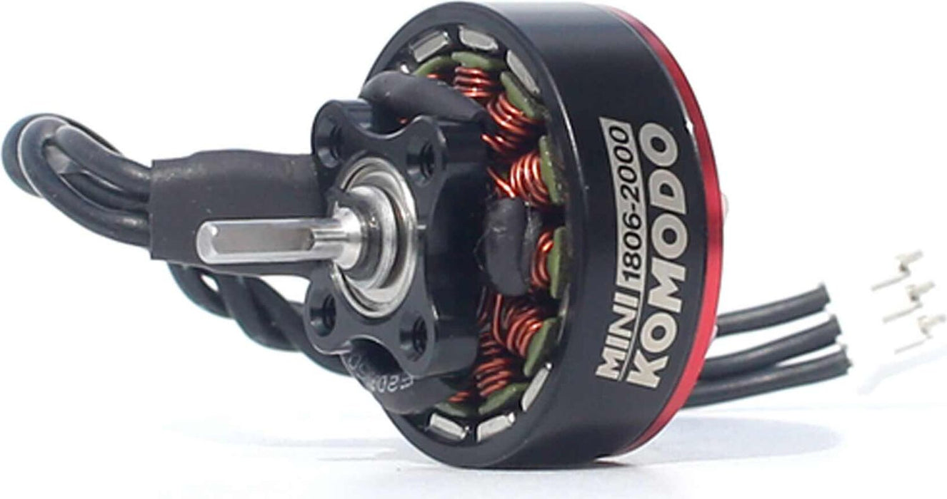 Mini Komodo 1806-2000Kv Brushless Motor with 16T Steel Pinion: SCX24