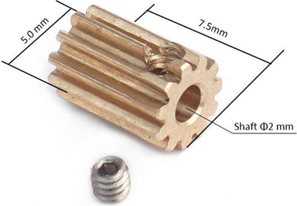 11T High Quality Brass Pinion For Micro Komodo: TRX-4M Motor