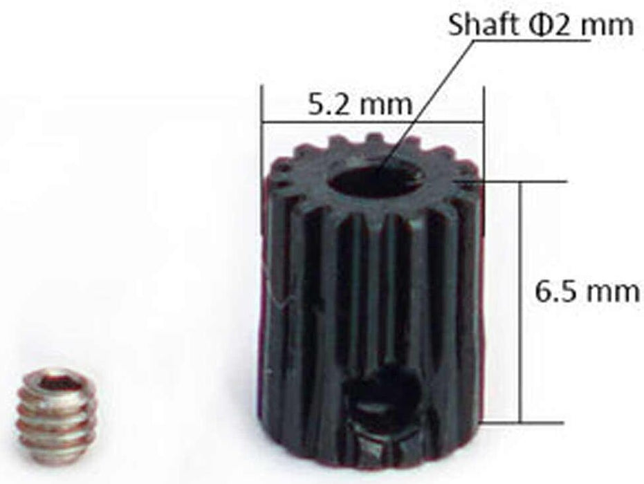 16T High Quality Steel Pinion For Mini Komodo and Mini Rocket Man