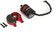 Cedar Inrunner Brushless Motor with 11T Steel Pinion and CNC Motor Mount Combo: SCX24