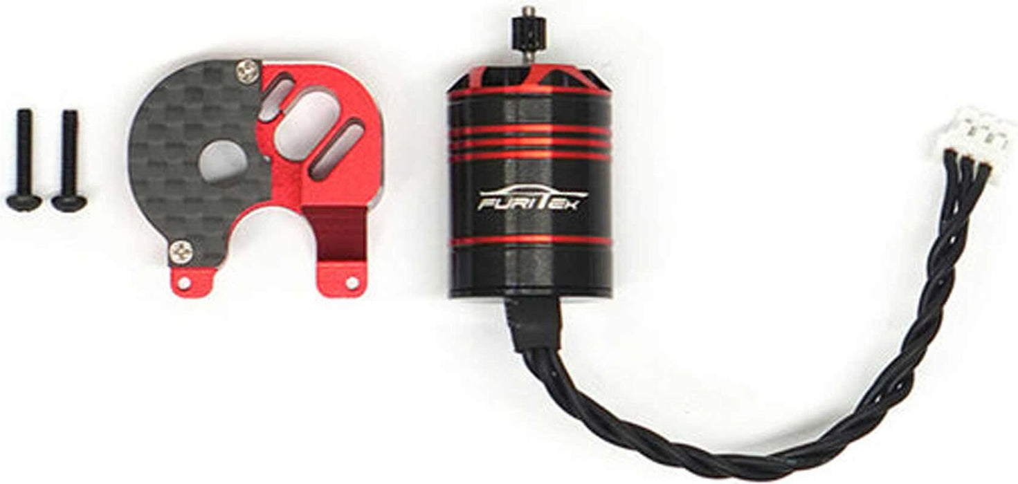 Cedar Inrunner Brushless Motor with 11T Steel Pinion and CNC Motor Mount Combo: SCX24