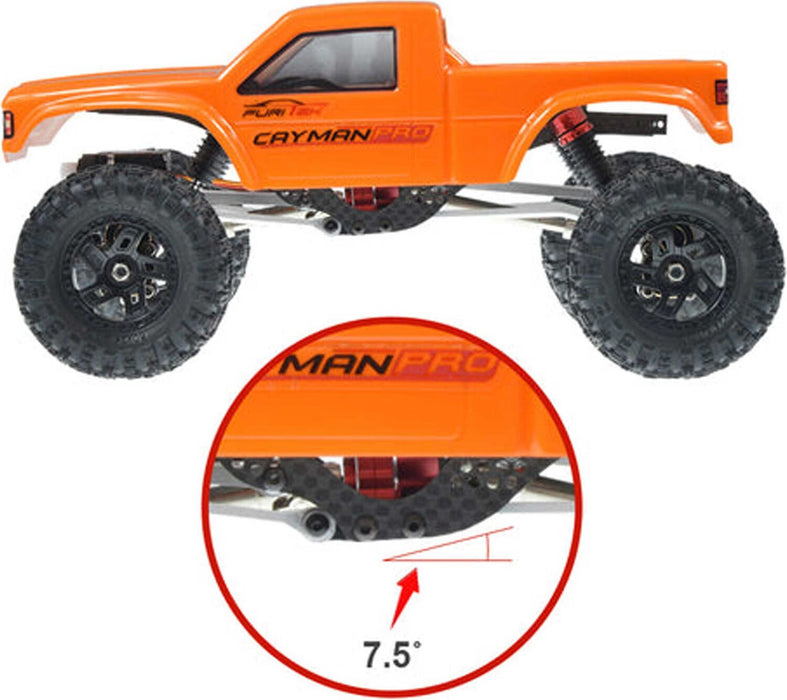 1/18 Cayman Pro V2 4x4 Rock Crawler RTR, Orange
