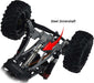 1/18 Cayman Pro V2 4x4 Rock Crawler RTR, Black with Flames
