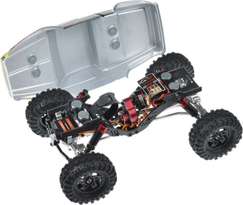 1/18 Cayman Pro V2 4x4 Rock Crawler RTR, Black with Flames