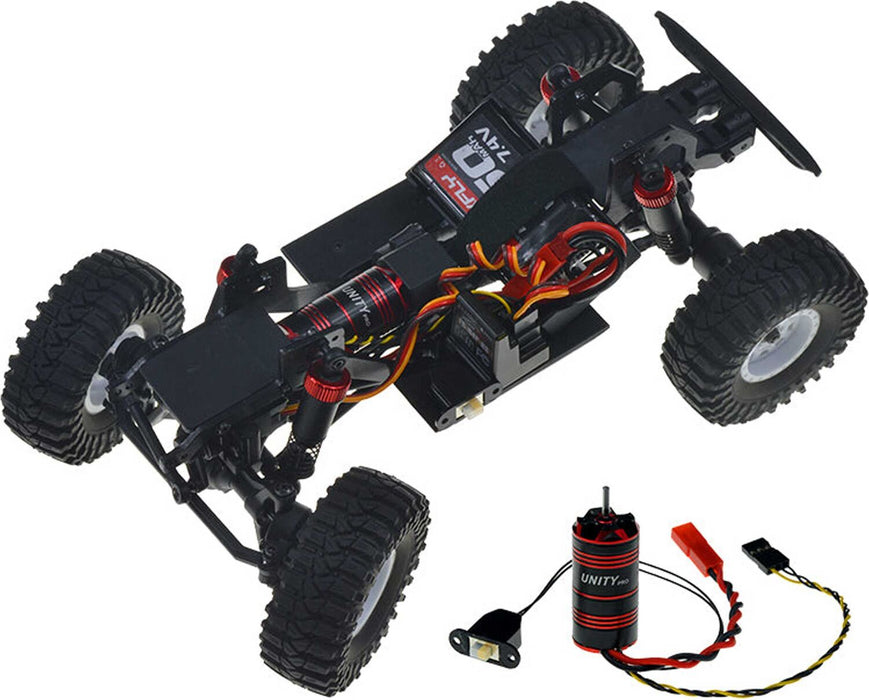 Unity Pro 2-in-1 Micro FOC Brushless Motor & ESC Combo, 3500KV: Redcat Ascent-18