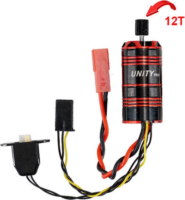 Unity Pro 2-in-1 Micro FOC Brushless Motor & ESC Combo, 3500KV: Redcat Ascent-18