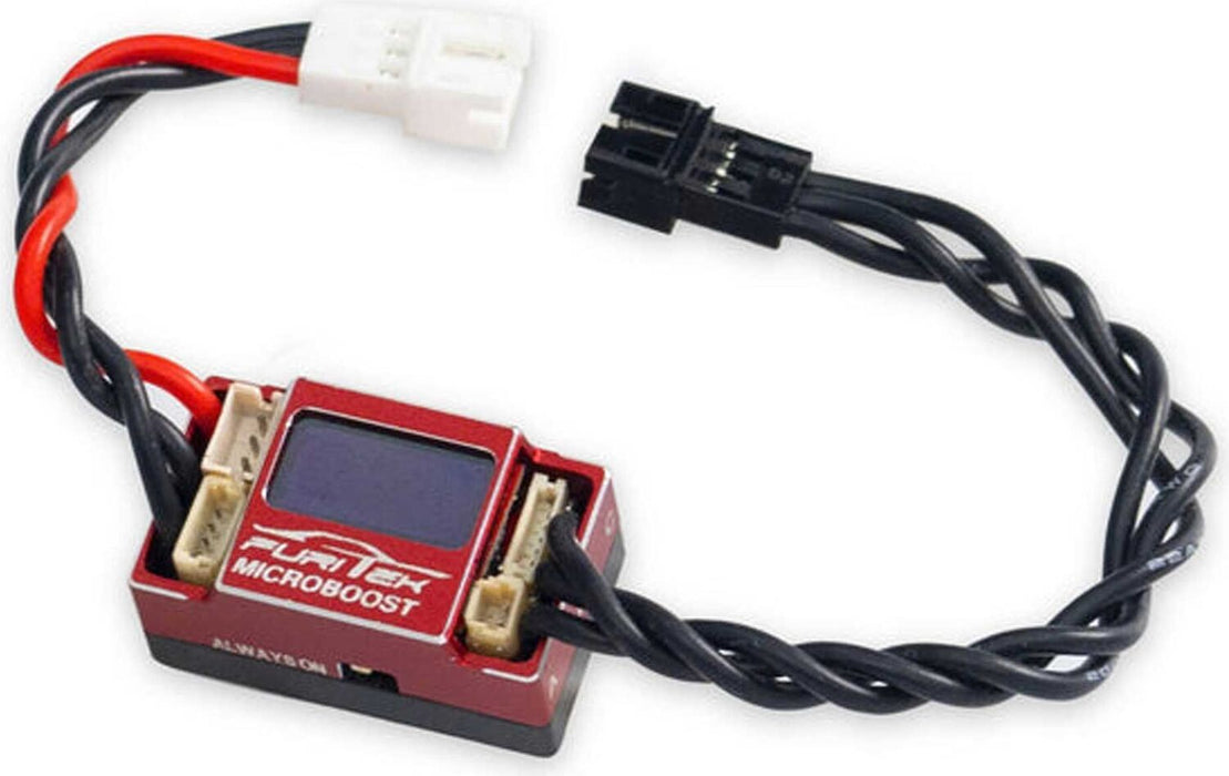 Microboost Brushless Sensored/ Sensorless Electronic Speed Control, 1/24 & 1/28 Vehicles, Red
