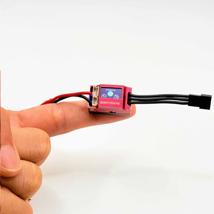 ShadowCore Power System: MicroPython Pro ESC & Cedar 1825 Brushless Motor, 1/24 Axial SCX24