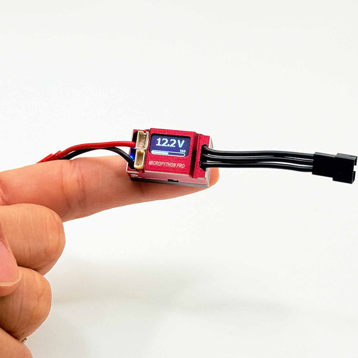 ShadowCore Power System: MicroPython Pro ESC & Cedar 1825 Brushless Motor, 1/24 Axial SCX24