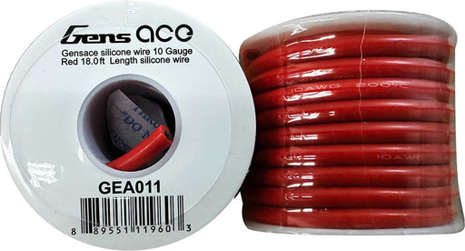 Gensace silicone wire 10 Gauge Red 18.04ft  Length