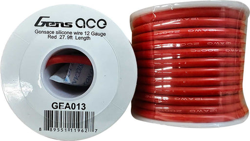 Silicone Wire, 12 Gauge, 27.9 ft Length, Red