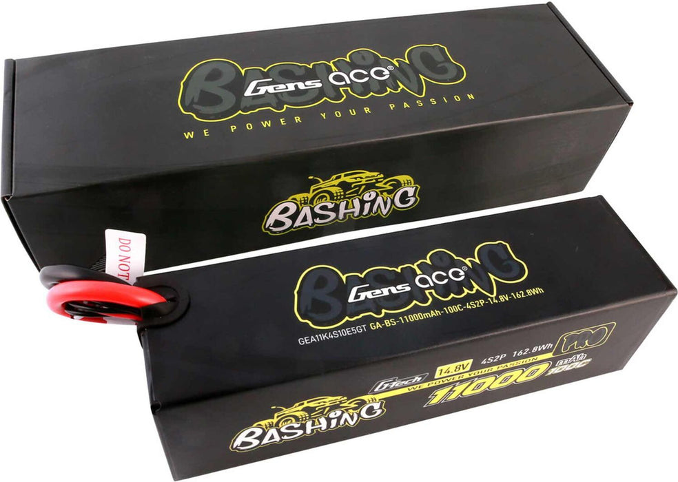 14.8V 11000mAh 4S 100C G-Tech Bashing Pro Hardcase LiHV Battery: EC5