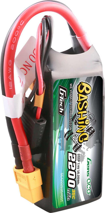11.1V 2200mAh 3S 35C G-Tech Bashing LiPo Battery: XT60