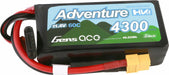 11.4V 4300mAh 3S 60C G-Tech Smart Lipo Battery: XT60