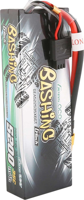 7.4V 5200mAh 2S 35C G-Tech Smart Bashing Hardcase LiPo Battery: XT60