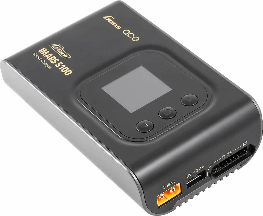 Gens Ace IMars S100 G-Tech AC Balance RC Battery Smart Charger-Black