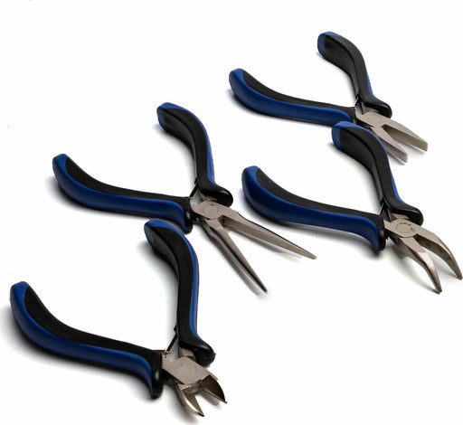 Spring-Loaded Pliers Set (4)