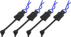 Body Clip Retainers, Blue (4): 1/10