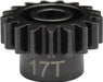 17t Mod 1.5 Hardened Steel Pinion Gear 8mm Bore