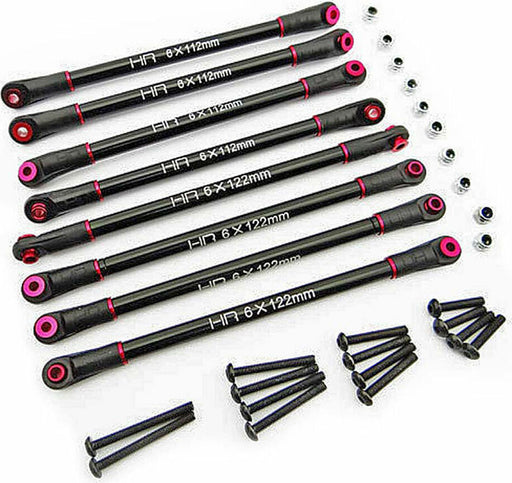 Aluminum 4-Link Set for 12in (305mm): SCX10 II