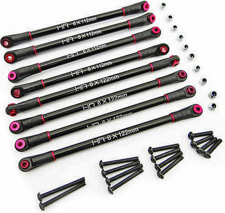 Aluminum 4-Link Set for 12in (305mm): SCX10 II