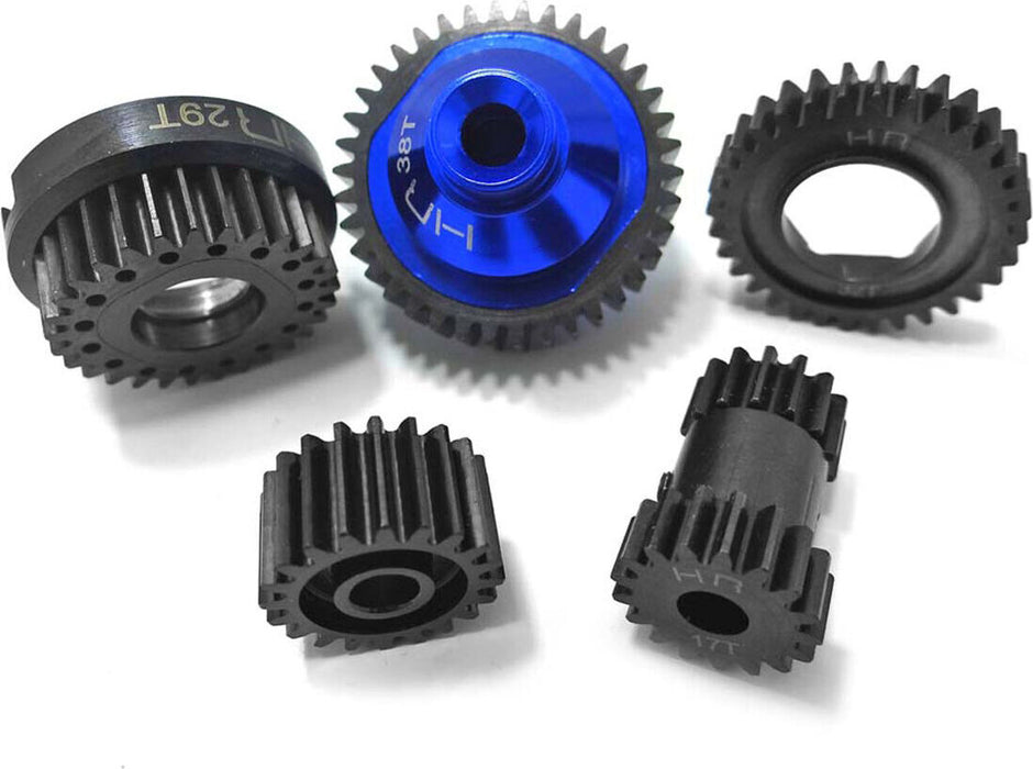 Hardened Steel Two-Speed Gear Set: Traxxas Jato 3.3