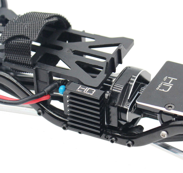9-Fin 030 Motor Heatsink, Black: SCX24