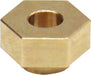 Brass Stock Wheels Hub, 7mm Hex: SCX24