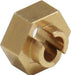 Brass Stock Wheels Hub, 7mm Hex: SCX24