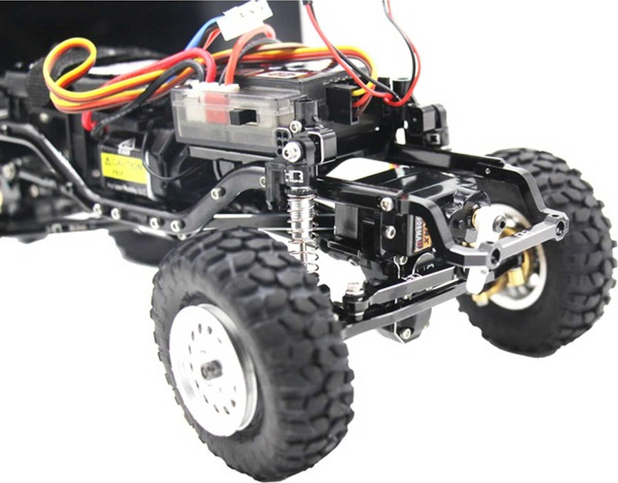 Aluminum EMax Steering Servo Mount: SCX24