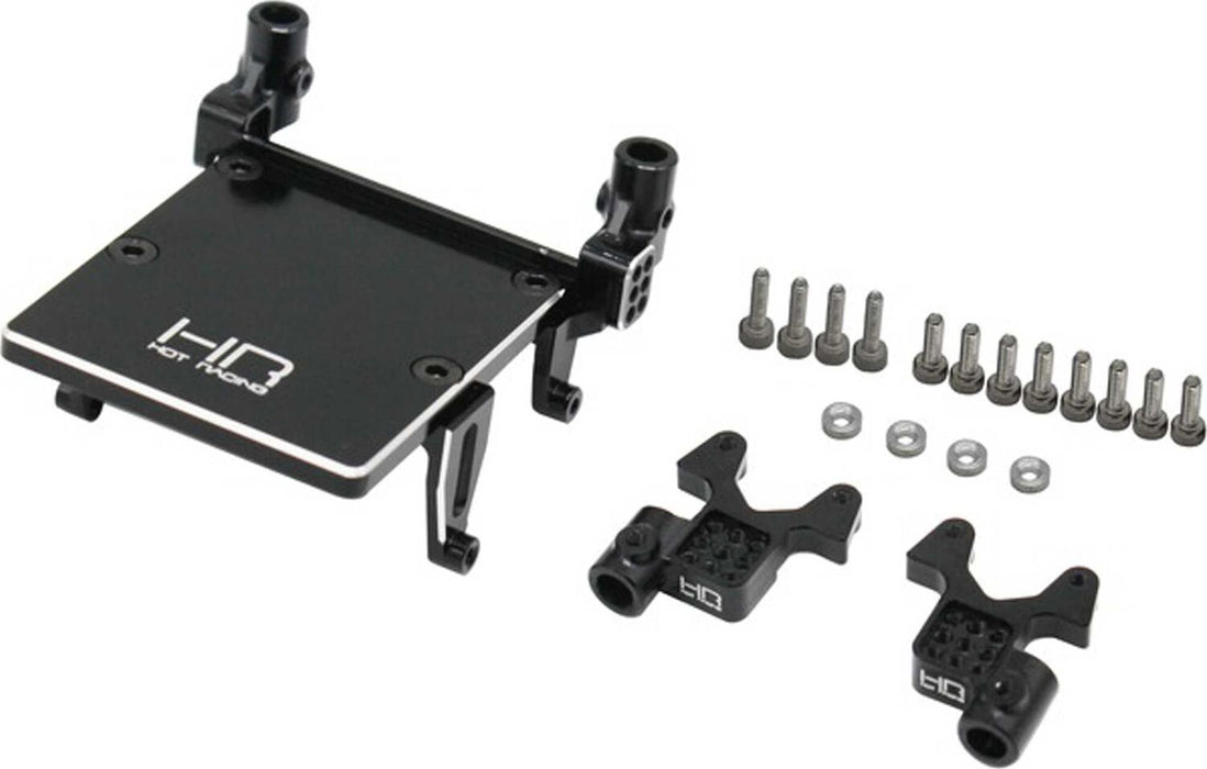 Aluminum Front/Rear Adjustable Shock Towers: SCX24