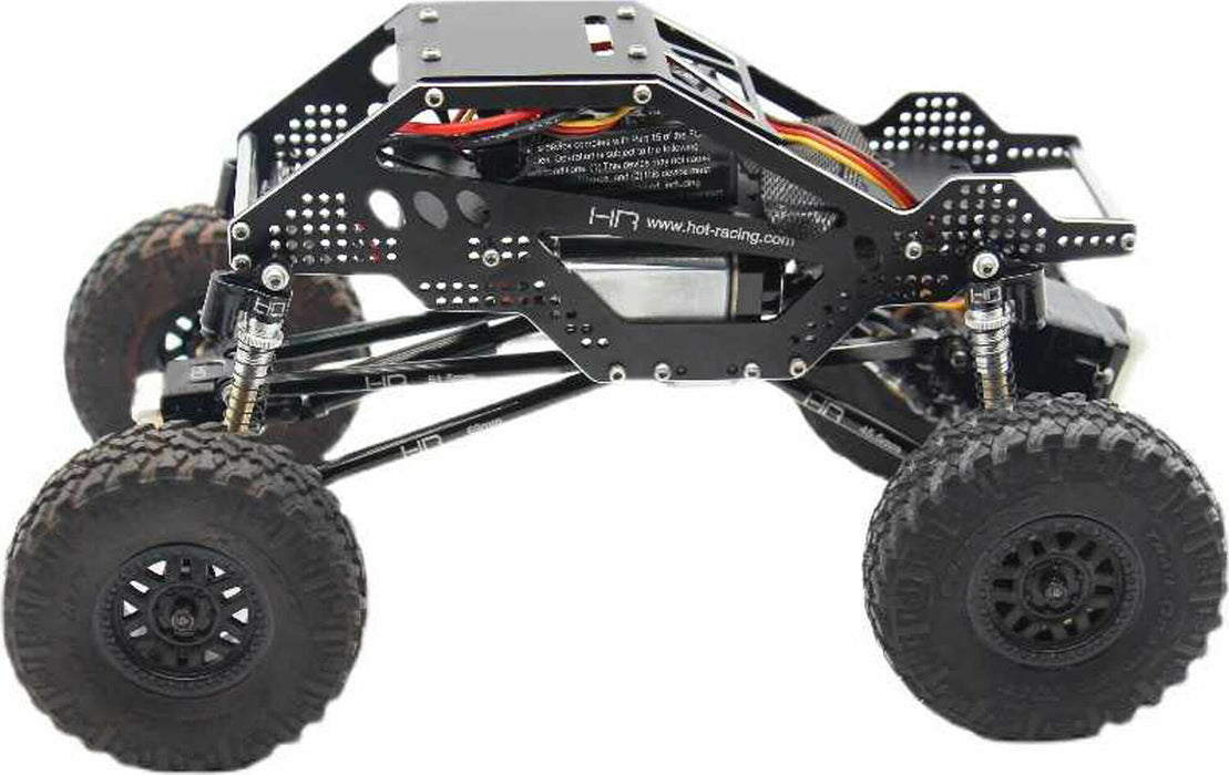 Aluminum Threaded Tele Shocks Set (4): SCX24