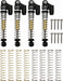 Aluminum Threaded Tele Shocks Set (4): SCX24